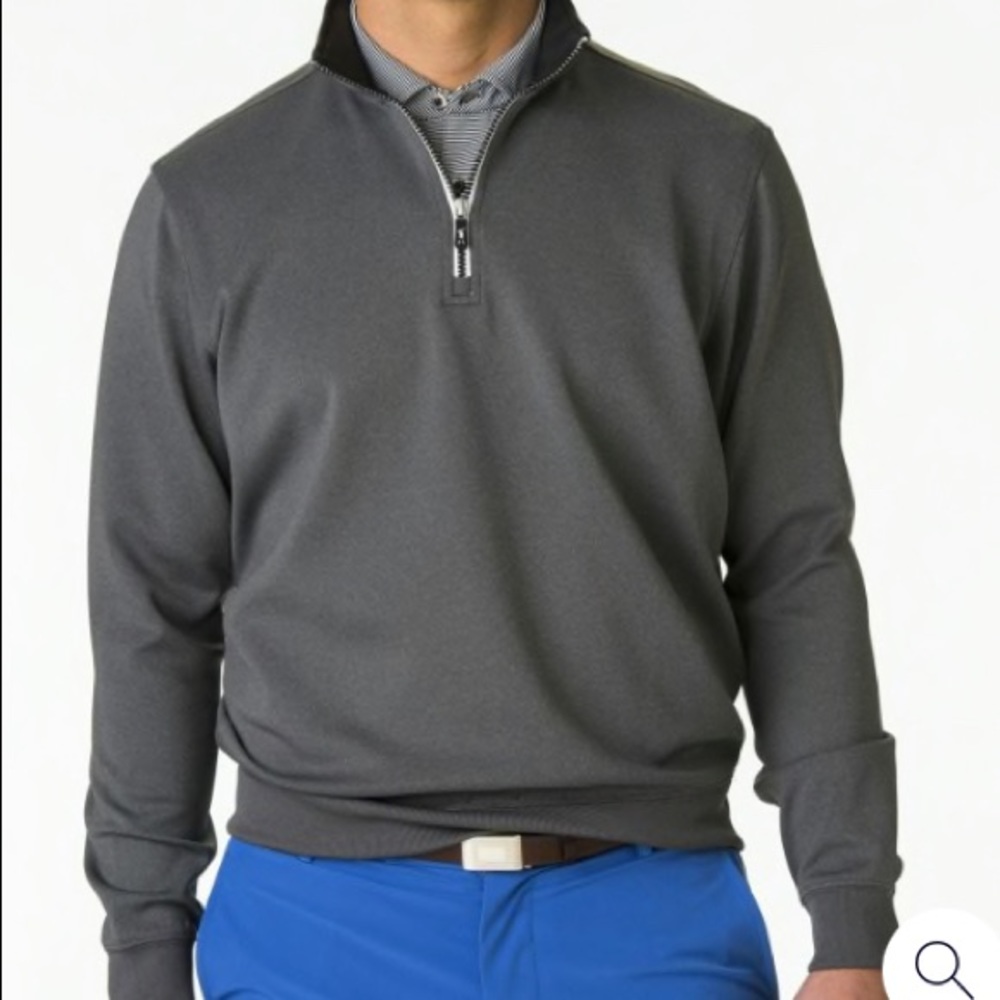 Fairway & Greene dark gray Heather zip up